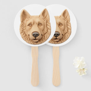 Belgian Shepherd Dog 3D Inspired Hand Fan