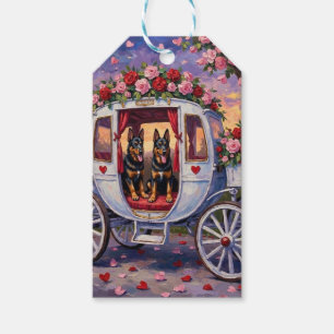 Belgian Shepherd Dog Valentine's Day Gift Tags