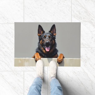 Belgian Shepherd Doormat Art