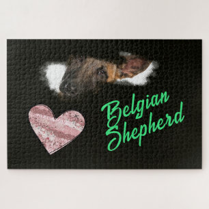Belgian Shepherd Eyes Solid Color 1000 piece Jigsaw Puzzle