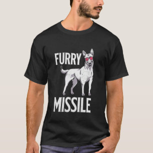 Belgian Shepherd FURRY MISSLE Malinois Dog Owner T-Shirt