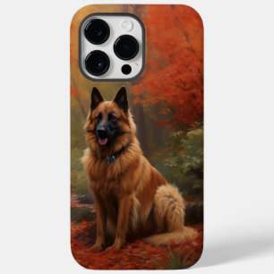 Belgian Shepherd in Autumn Leaves Fall Inspire  Case-Mate iPhone 14 Pro Max Case