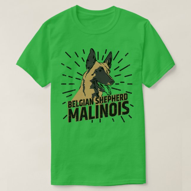 Belgian shepherd Malinois (8) T-Shirt (Design Front)