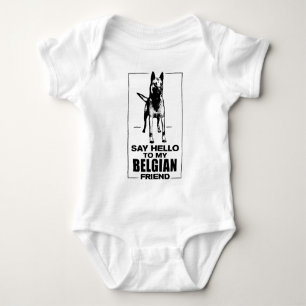 Belgian shepherd - Malinois Baby Bodysuit