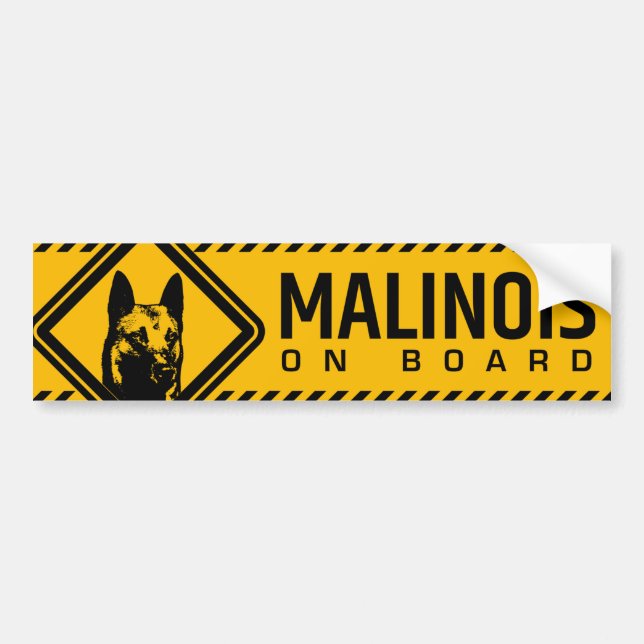 Belgian shepherd - Malinois Bumper Sticker (Front)