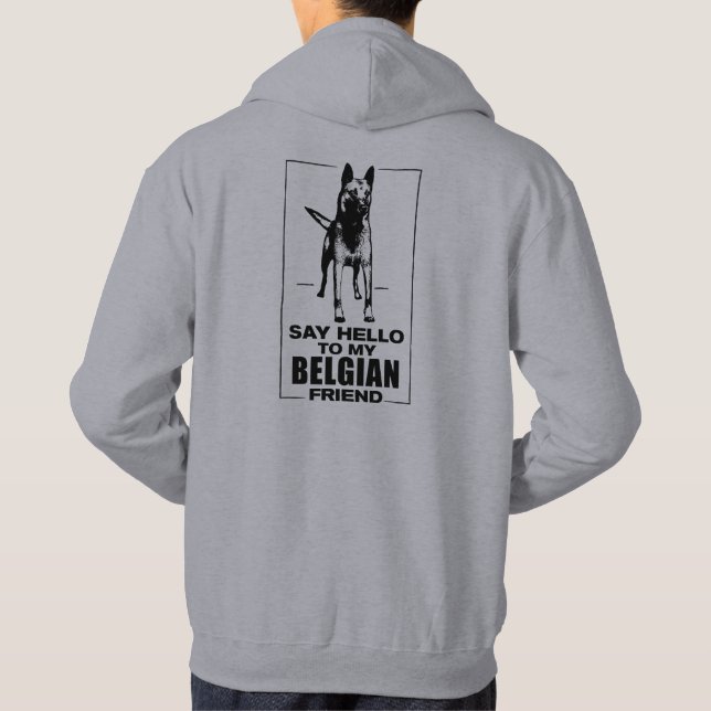 Belgian shepherd - Malinois Hoodie (Back)