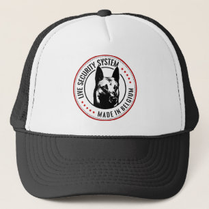 Belgian shepherd Malinois Live security System Trucker Hat