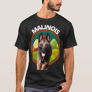 belgian shepherd malinois mountain T-Shirt