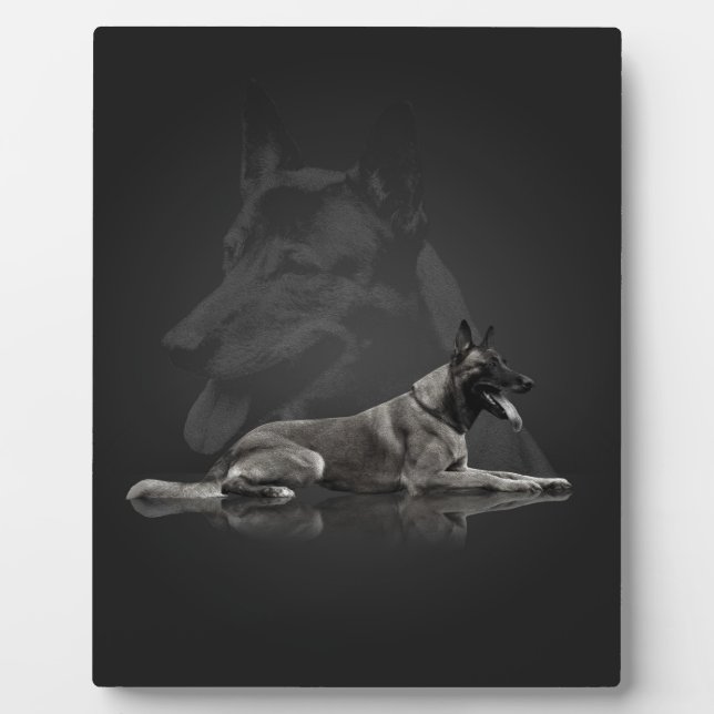 Belgian shepherd - Malinois Plaque (Front)