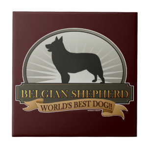 Belgian Shepherd Tile