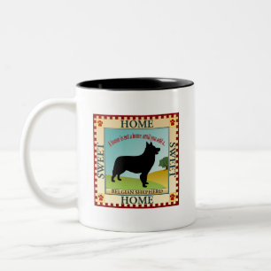Belgian Shepherd Two-Tone Coffee Mug