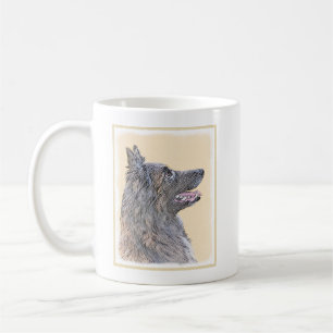 Belgian Tervuren 2 Painting - Original Dog Art Coffee Mug