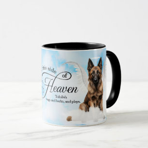 Belgian Tervuren Angel Personalized Pet Memorial Mug