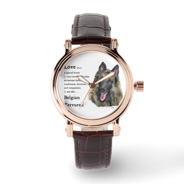 Belgian Tervuren Art Watch (Front)