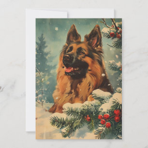Belgian Tervuren Christmas Holiday Card