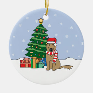 Belgian Tervuren Christmas Ornament
