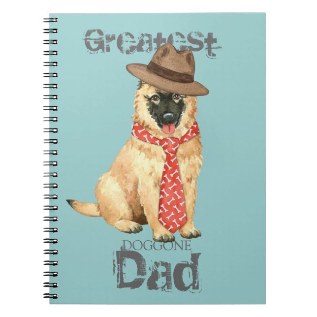 Belgian Tervuren Dad Notebook (Front)
