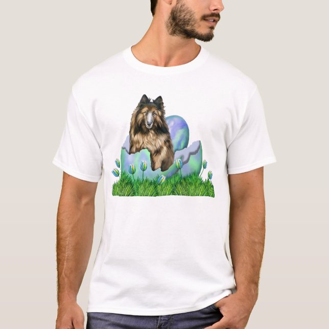 Belgian Tervuren Easter T-Shirt (Front)