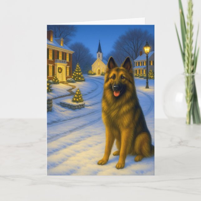 Belgian Tervuren Holiday Card (Front)