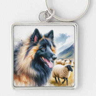 Belgian Tervuren Key Ring
