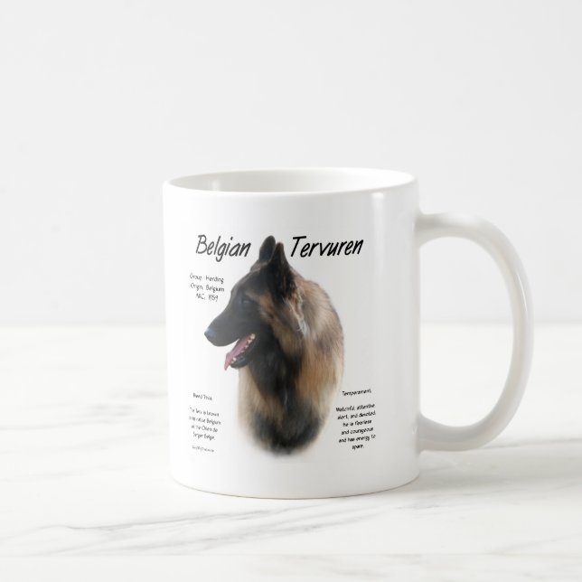 Belgian Tervuren Meet the Breed Coffee Mug (Right)