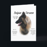 Belgian Tervuren Meet the Breed Holiday Card<br><div class="desc">Your favourite AKC dog breed is the Belgian Tervuren.  This is the perfect breed gift,  telling all about Belgian Tervurens.  A great dog lover gift on a t shirt,  keychain,  mug,  mousepad,  magnet,  button.</div>