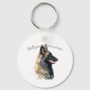 Belgian Tervuren Mum 2 Key Ring
