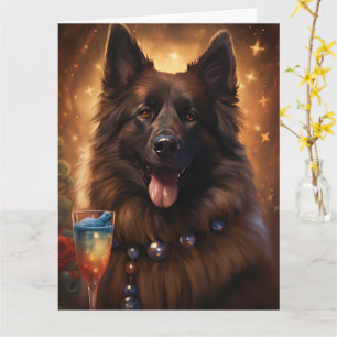 Belgian Tervuren New Year Card