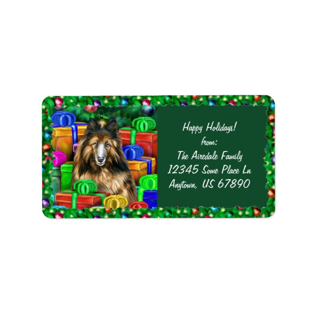 Belgian Tervuren Open Now Labels (Front)