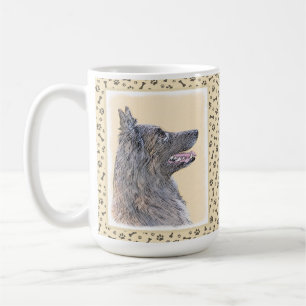 Belgian Tervuren Painting - Cute Original Dog Art Coffee Mug