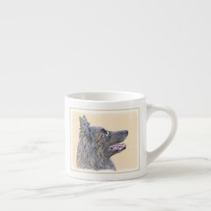Belgian Tervuren Painting - Cute Original Dog Art Espresso Cup