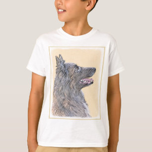 Belgian Tervuren Painting - Cute Original Dog Art T-Shirt