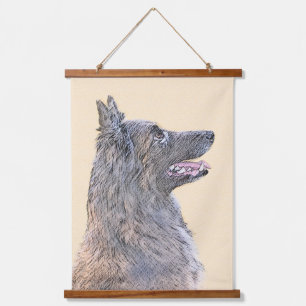 Belgian Tervuren Painting - Original Dog Art Hanging Tapestry