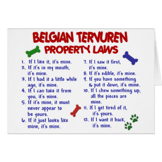 BELGIAN TERVUREN Property Laws 2