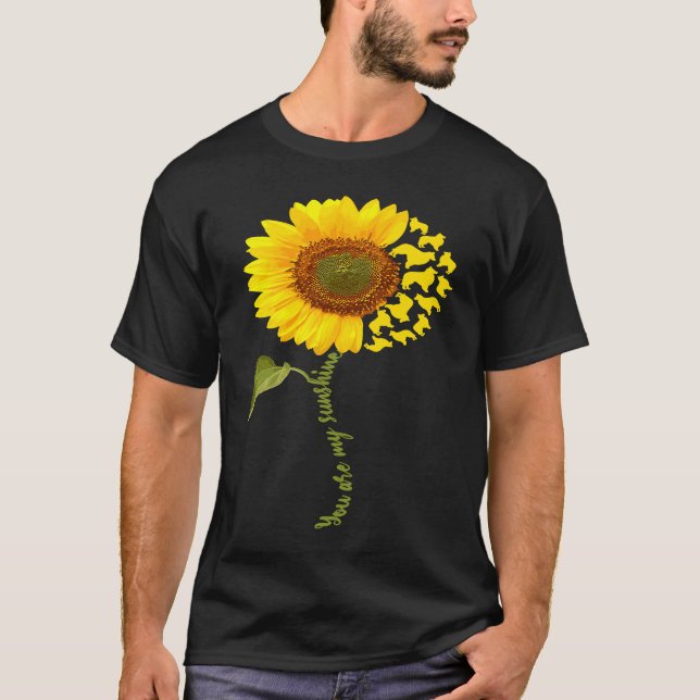 Belgian Tervuren Sunflower T-Shirt (Front)