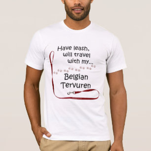 Belgian Tervuren Travel Leash T-Shirt
