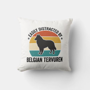 Belgian Tervuren Vintage Dog Lover Shirt Design_1 Cushion