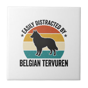 Belgian Tervuren Vintage Dog Lover Shirt Design_1 Tile
