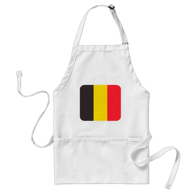 Belgian three colour of Belgium kitchen apron (Front)