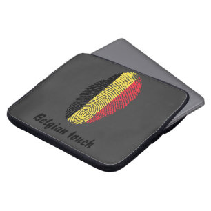 Belgian touch fingerprint flag laptop sleeve