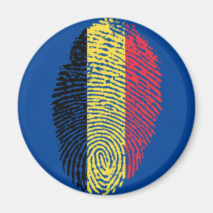 Belgian touch fingerprint flag magnet