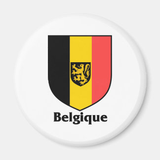 Belgique Crest / Belgium Flag Magnet