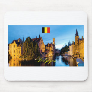 Belgique Mediaeval Bruges - Pro Photo Mouse Mat