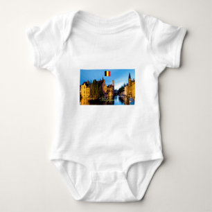 Belgique Medieval Bruges - Pro Photo Baby Bodysuit