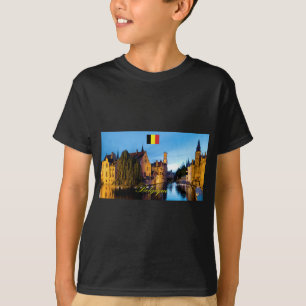 Belgique Medieval Bruges - Pro Photo T-Shirt