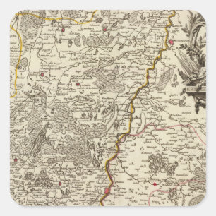 Belgium 2 square sticker