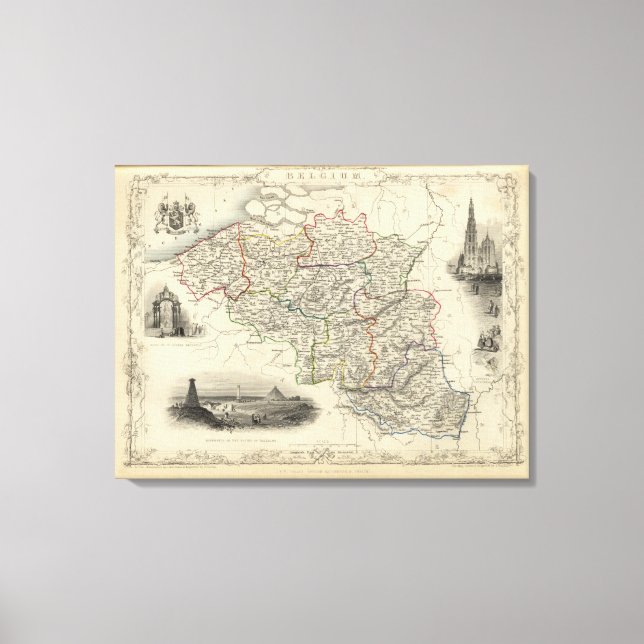 Belgium 3 canvas print (Front)