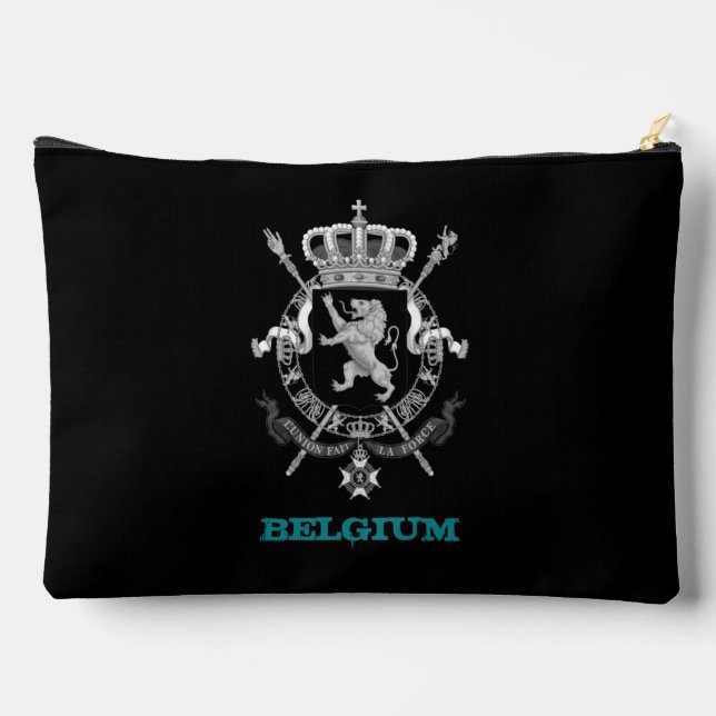 Belgium bag, Belgian coat of arms / flag Accessory Pouch (Back)