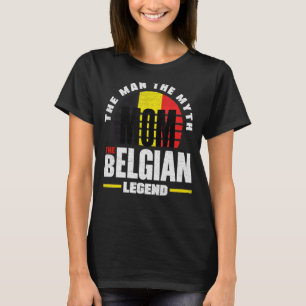 Belgium Belgian Belgium Flag Mother T-Shirt