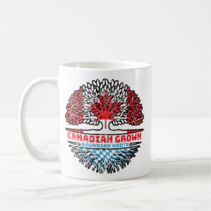 Belgium Belgian Canadian Canada Tree Roots Flag Coffee Mug